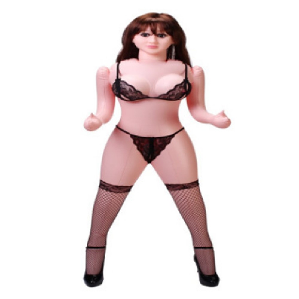 censan-black-doll-siyah-sacli-sisme-bebek-24070-1 Censan Black Doll Siyah Saçlı Şişme Bebek - Görsel 1