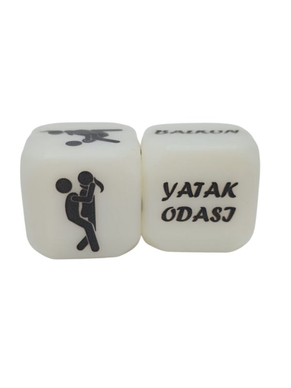 Censan Büyük Renkli Pozizyon Zarı Şeffaf Beyaz