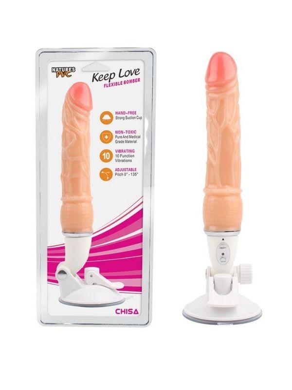 censan-chisa-keep-love-flexible-bomber-99-inc-25-cm-vantuzlu-vibrator-561029-1 Censan Chisa Keep Love Flexible Bomber 9.9 inç 25 Cm Vantuzlu Vibratör - Görsel 1