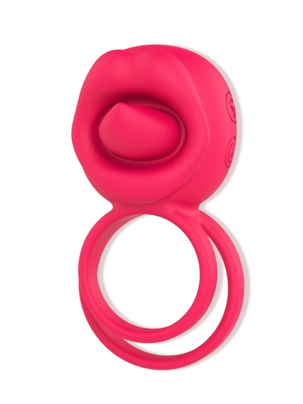 Censan Çift Halkalı Şarjlı Titreşimli Penis Halkası – Esnek Silikon, Geciktirici ve Klitoris Uyarıcılı