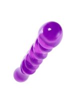 Censan Çift taraflı Jel Dildo Tanza, TPE, mor, 27,5 cm - Görsel 3
