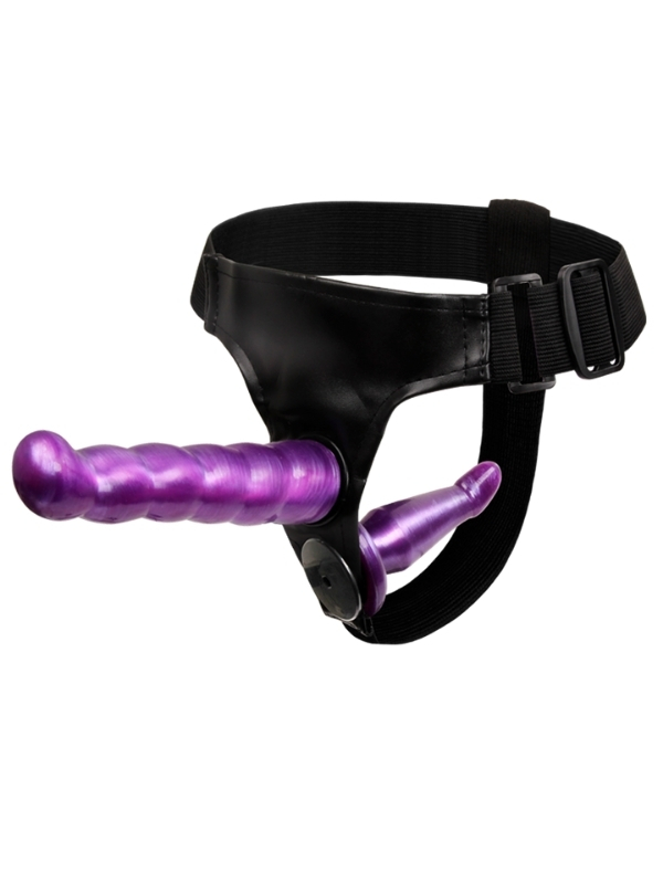 censan-cift-tarafli-mor-renk-belden-baglamali-dildo-833289-1 Censan Çift Taraflı Mor Renk Belden Bağlamalı Dildo - Görsel 1