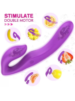 Censan Çift Titreşim Motorlu Strapless Giyilebilir Çift Taraflı Vibratör – 180° Bükülebilir, IPX7 Su Geçirmez - Görsel 5