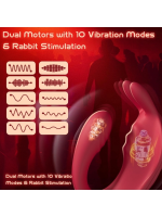 Censan Çiftler İçin Akıllı Titreşimli G-Spot ve Klitoris Uyarıcı Vibratör – Uygulama Kontrollü, Su Geçirmez, Çift Motorlu - Görsel 4