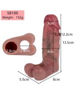 Censan Dolgulu Testis Geçmeli Penis Kılıfı Model no: S8100 - Görsel 2