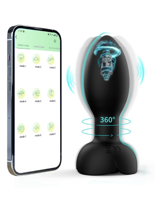censan-doner-telefon-kontrollu-titresimli-vibrator-1122517-1 Censan Döner Telefon Kontrollü Titreşimli Vibratör - Görsel 1