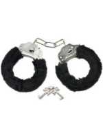 Censan Fetiş Fantezi Siyah Peluşlu Metal Kelepçe - Görsel 2