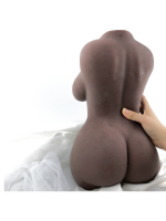 Censan Full Realistik Anal Vajinal Yarım Vücut Zenci Mastürbatör - Görsel 3