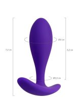 Censan Hub Anal Plug Mor 7,2 cm - Görsel 3