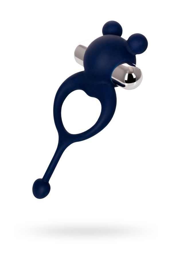 Censan Jos Mickey Kuyruklu ve Titreşimli Mavi Penis Halkası