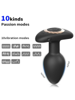 Censan Kablosuz Uzaktan Kumandalı Titreşimli Anal Plug - Görsel 4