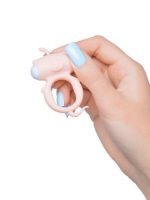 Censan Kear Titreşimli Penis Halkası Silikon Pembe 2 cm - Görsel 3