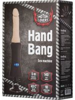 Censan MotorLovers HandBang Uzaktan Kumandalı Şarjlı Isıtmalı Seks Makinesi Siyah