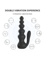 Censan Neue 10 Fonksiyonlu Titreşimli Anal Boncuklu Plug – Kablosuz Kumandalı - Görsel 4