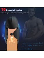 Censan Penis Massager Super Shock Glans Exerciser Titreşimli Mastürbatör - Görsel 3