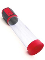 Censan Şarjlı LCD Göstergeli Otomatik Penis Pompası - Kırmızı - Görsel 2