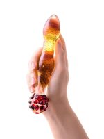 Censan Sexus Çift Taraflı Cam Dildo 18 cm - Görsel 2