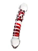 Censan Sexus Çift Taraflı Cam Dildo 21 cm