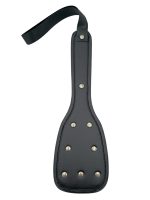 Censan Siyah Deri Şaplak