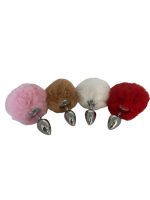 CENSAN Tavşan kuyruklu Renkli Anal Plug - Görsel 2