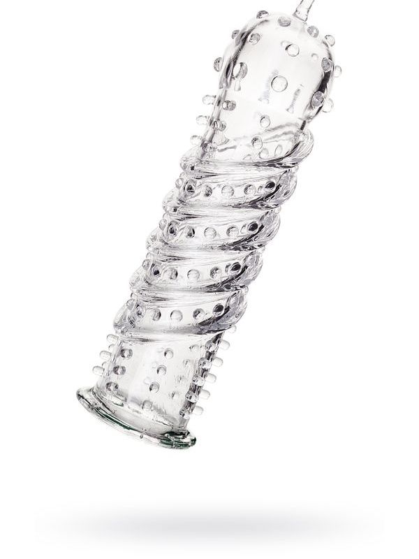 Censan Tırtıklı Şeffaf Penis Kılıfı 15,3 cm