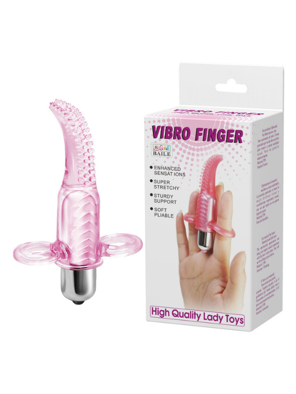 Censan Vibro Finger 10 Titreşimli Teknolojik Vibratör Vajinal Klitoral Vibratör