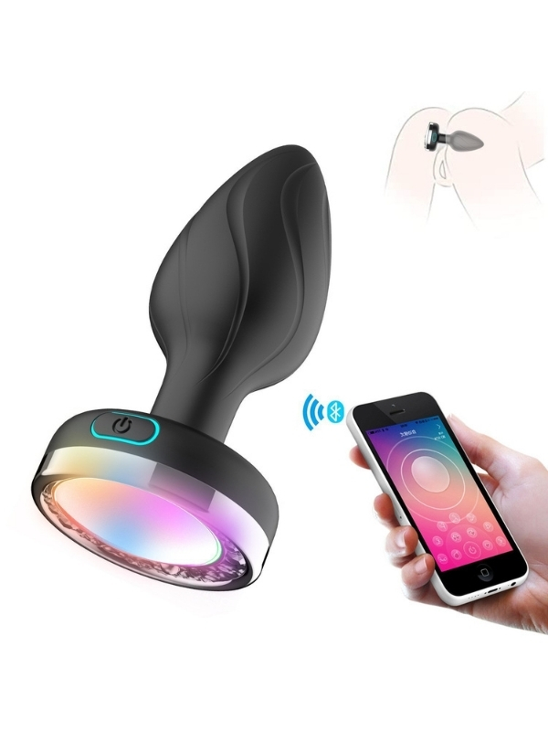 Censan Ycxydr Telefon Kontrollü Titreşimli Anal plug