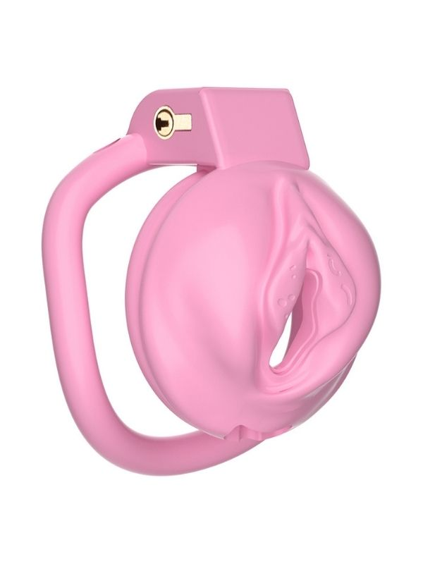 Censan Yumuşak Vajina Desenli Silikon Erkek Penis Kafesi