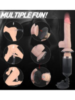 Gatling İleri Geri Hareketli Vantuzlu Şarjlı Seks Makinesi - Görsel 5