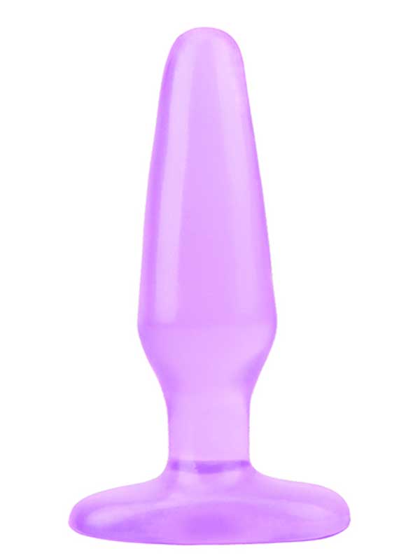 Hi-Rubber Şeffaf Jel Anal Tıkaç - Mor 14cm