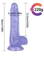 Noctis Mavi 20 cm Realistik Dildo No:182 - Görsel 5