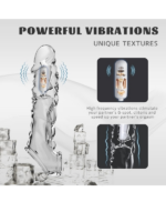 9 cm Şeffaf Penis Kılıfı – Halkalı Titreşimli Penis Uzatıcı - Görsel 3