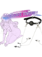 BDSM 4’ü 1 Arada Bondage Seti – Ağızlık, Klipsler ve Anal Plug Zincir - Görsel 4