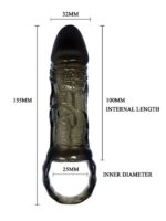Censan 10 cm Zenci Penis Kılıfı - Görsel 4
