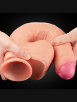 Censan 11 İnç Dual Layer Platinum Silicone Cock - Görsel 4