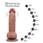 Censan 19CM Gerçekçi Dildo Yapay Penis - Görsel 5