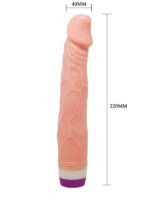Censan 22cm Titreşimli Realistik Vibratör Penis - Görsel 4