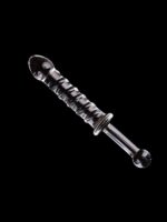 CENSAN 23cm Tırtıklı Cam Dildo - Görsel 5