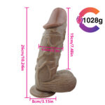 Censan 26CM Gerçekçi Mega Dildo - Görsel 4