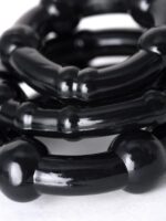 Censan 3 halkalı penis pompası TPE transparan 23,5 cm - Görsel 4