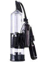 Censan 3 halkalı Titreşimli penis pompası PVC Siyah 22,8 cm - Görsel 2