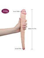 Censan 36 CM Çift Taraflı Lezbiyen Dildo - Görsel 2