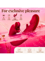 Censan 3’ü 1 Arada G Noktası ve Klitoris Vibratörü – Dil ve Emme Fonksiyonlu, Su Geçirmez Silikon Stimülatör (Kırmızı) - Görsel 3