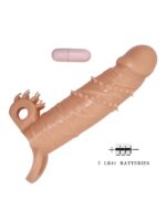 Censan 4 cm Dolgu Uzatmalı Titreşimli Penis Kılıfı - Görsel 4