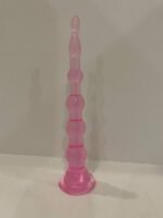 CENSAN 6 Boğumlu 17,5 cm vantuzlu silikon anal plug - Görsel 2