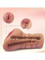 Censan 600GR Realistik Çift Girişli Melez Mastürbatör - Görsel 2