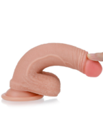 Censan 7 İnç Dual layered Platinum Silicone Cock Dildo - Görsel 3