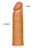 Censan Add 1" Pleasure X Tender Penis Sleeve Brown - Görsel 2
