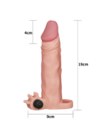 Censan Add 2 İnç Pleasure X Tender Vibrating Penis Sleeve Brown - Görsel 2