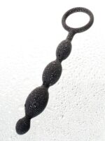 CENSAN Anal Boncuk S Silikon Siyah 19,5cm - Görsel 4